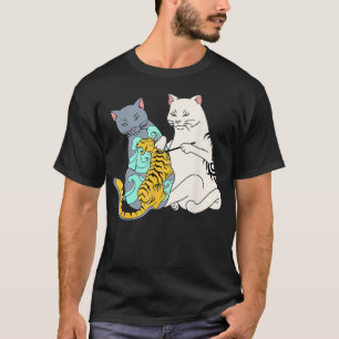 Tattoo Irezumi Cat Artist Traditioneller japanisch T-Shirt
