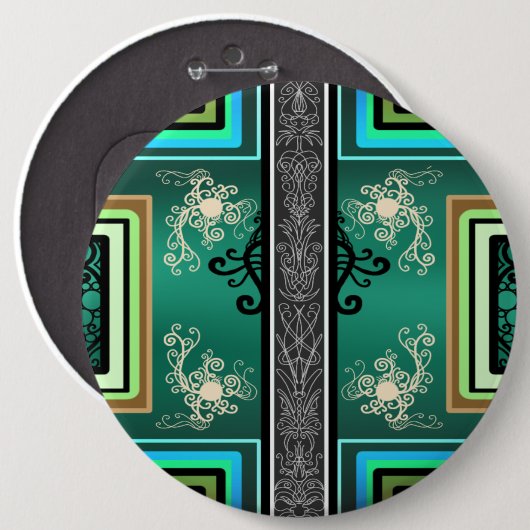 Tattoo Jade Design Button (Vorne & Hinten)