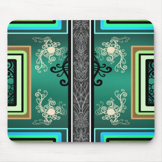 Tattoo Jade Design Mousepad (Vorne)