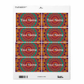 Tattoo Kaleidoscope Fraktal (Vorne)