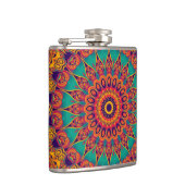 Tattoo Kaleidoscope Fraktal Flachmann (Rechts)