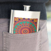 Tattoo Kaleidoscope Fraktal Flachmann (Beispiel)