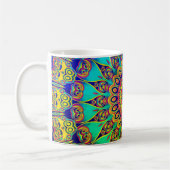 Tattoo Kaleidoscope Fraktal Kaffeetasse (Links)