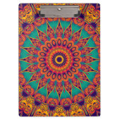 Tattoo Kaleidoscope Fraktal Klemmbrett (Vorderseite)