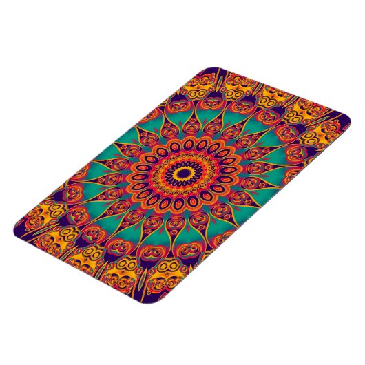 Tattoo Kaleidoscope Fraktal Magnet (Linke Seite)