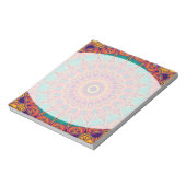 Tattoo Kaleidoscope Fraktal Notizblock (Rotiert)