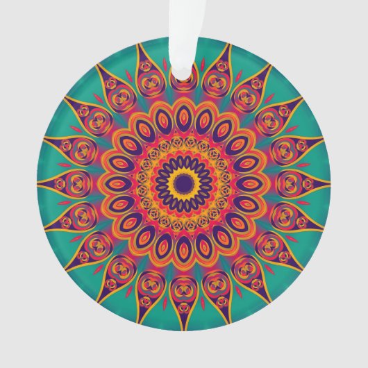 Tattoo Kaleidoscope Fraktal Ornament (Vorderseite)