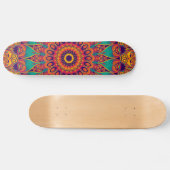 Tattoo Kaleidoscope Fraktal Skateboard (Horizontal)