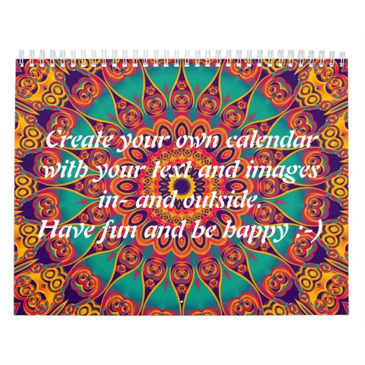 Tattoo Kaleidoscope II + Ihr Text & Bilder Kalender (Titelbild)