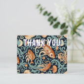 Tattoo Koi Fish Vielen Dank Postcard Postkarte (Stehend Vorderseite)