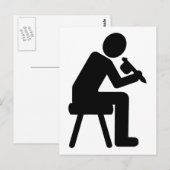 Tattoo-Künstler Postkarte (Vorne/Hinten)