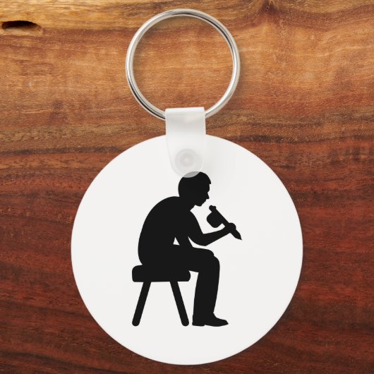 Tattoo-Künstler Schlüsselanhänger (Vorderseite)