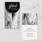 Tattoo-Künstler Visitenkarte (Vorne/Hinten)
