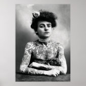 TATTOO LADY 1900 POSTER (Vorne)