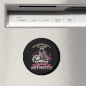 Tattoo Mama Biker nie unterschätzen Motorrad Magnet (In Situ (Geschirrspüler))