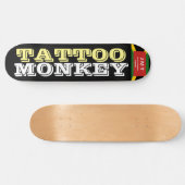TATTOO MONKEY Skateboard (Horizontal)