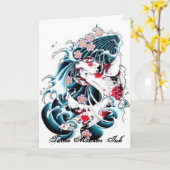 Tattoo Monster Ink Karte (Gelbe Blume)