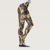 Tattoo-Muster Leggings (Rechts)
