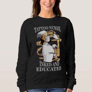 Tattoo Nurse Intensive Care Unit Icu Anästhesie Rn Sweatshirt