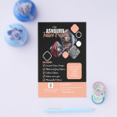 Tattoo Parlor Poster - Custom Black Blush Flyer (Einzeln)