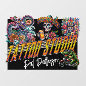 Tattoo Parlor - Studio Fensteraufkleber (Blatt)