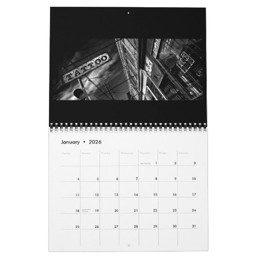 Tattoo Parlour No 1 Kalender (Jan 2026)