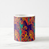 Tattoo Pattern Art - Flammen & Kreise Kaffeetasse (Mittel)