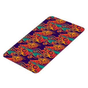 Tattoo Pattern Art - Flammen & Kreise Magnet