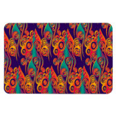Tattoo Pattern Art - Flammen & Kreise Magnet (Horizontal)