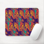 Tattoo Pattern Art - Flammen & Kreise Mousepad (Mit Mouse)