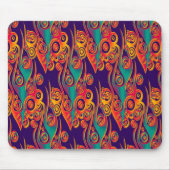 Tattoo Pattern Art - Flammen & Kreise Mousepad (Vorne)