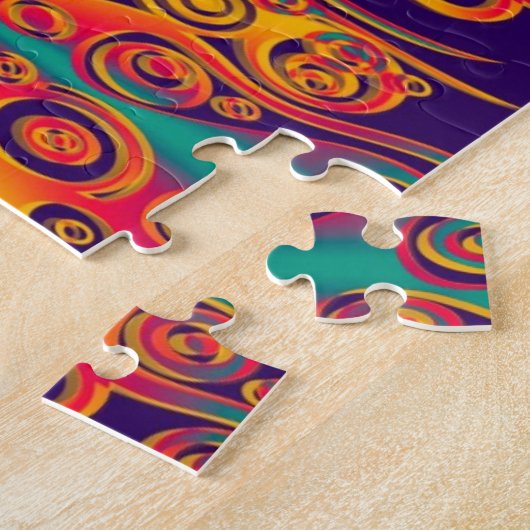 Tattoo Pattern Art - Flammen & Kreise Puzzle (Seite)