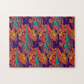 Tattoo Pattern Art - Flammen & Kreise Puzzle (Horizontal)