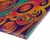 Tattoo Pattern Art - Flammen & Kreise Schneidebrett (Ecke)