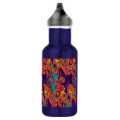 Tattoo Pattern Art - Flammen & Kreise Trinkflasche (Rechts)