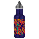 Tattoo Pattern Art - Flammen & Kreise Trinkflasche (Links)