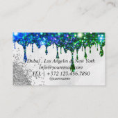 TATTOO Removal Glitzer Sparkling Business Card Visitenkarte (Rückseite)