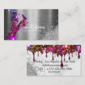 TATTOO Removal Glitzer Sparkling Business Card Visitenkarte (Vorne/Hinten)