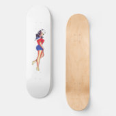 Tattoo Sailor Girl Skateboard (Vorderseite)