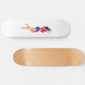 Tattoo Sailor Girl Skateboard (Horizontal)
