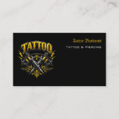 Tattoo-Salon-Termin-Erinnerung Visitenkarte (Vorderseite)