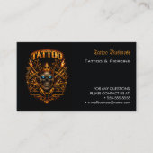 Tattoo-Salon-Termin-Erinnerung Visitenkarte (Vorderseite)
