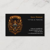Tattoo-Salon-Termin-Erinnerung Visitenkarte (Vorderseite)