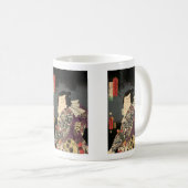 Tattoo Samurai Fine Art Kaffeetasse (VorderseiteRechts)