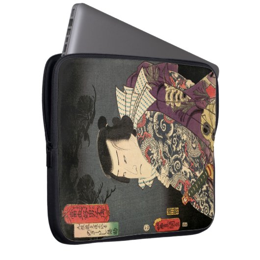 Tattoo Samurai Fine Art Laptopschutzhülle (Vorne Rechts)