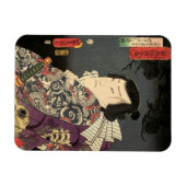 Tattoo Samurai Fine Art Magnet (Horizontal)