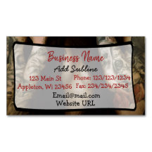 Tattoo Shop Business Information Magnetkarte