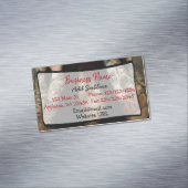 Tattoo Shop Business Information Magnetkarte Magnetische Visitenkarte (Beispiel)