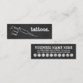 TATTOO SHOP CHALK Treueprogramm Treuekarte (Vorne/Hinten)