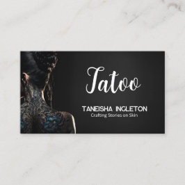 Tattoo Shop Custom QR Visitenkarte